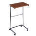 AMBERHAUS Movable Table with Wheels - Rolling Multipurpose Desk for Living Rooms, Offices, or Small Spaces